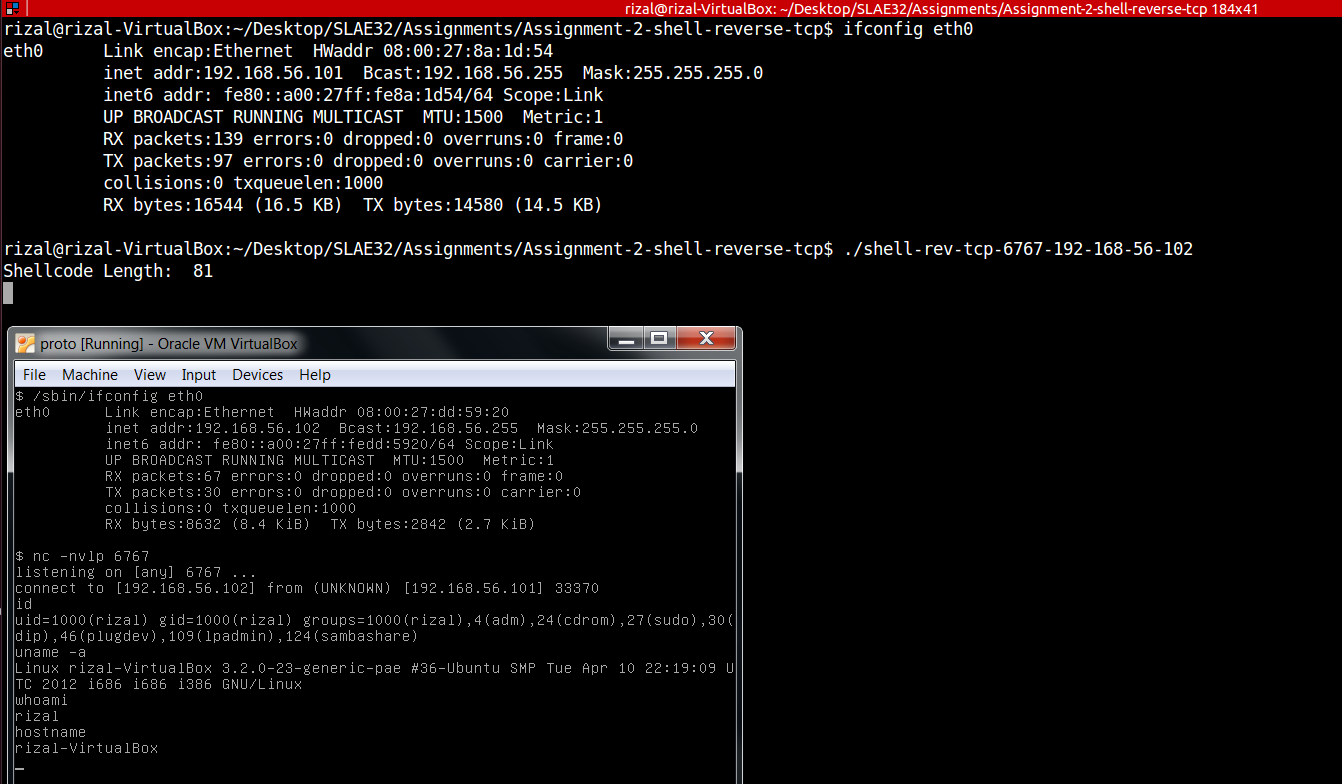 Reverse Shell Network Machine